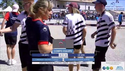 CHPT DE FRANCE TRIP JEUNES - BOURG ST ANDEOL 2022 CR BFC VS CR BRETAGNE