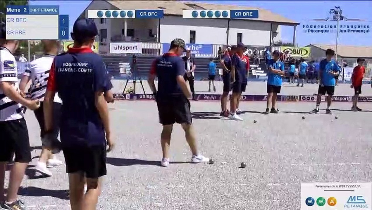 CHPT DE FRANCE TRIP JEUNES - BOURG ST ANDEOL 2022 CR BFC VS CR BRETAGNE