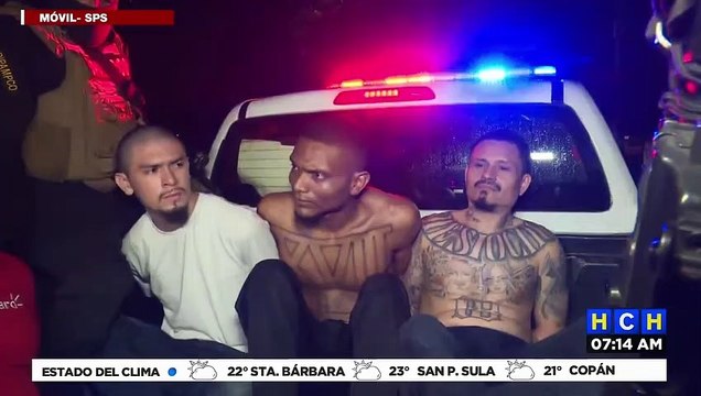 Con chips , armas y droga, atrapan a cabecillas de la 18 #MóvilSPS