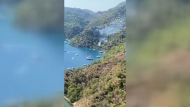 Muğla'nın Fethiye ilçesinde orman yangını