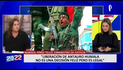 Marisol Pérez Tello sobre liberación de Antauro Humala: "No es una decisión feliz pero es legal”