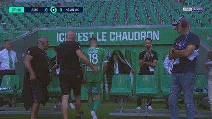 Ligue 2 BKT - Les Verts se retrouvent à 9 après 37 minutes !