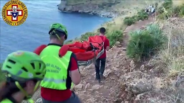 Turista ferita allo Zingaro, soccorsa e portata a Palermo