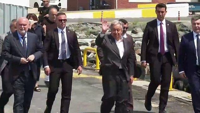Antonion Guterres à Istanbul pour suivre les exportations de céréales ukrainiennes