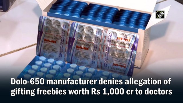 Dolo-650 manufacturer denies allegation of gifting freebies worth Rs 1,000 cr to doctors