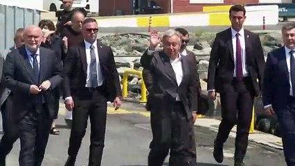 Guterres supervisa la inspección del grano ucraniano en Estambul