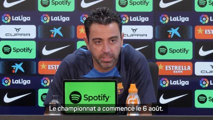 Transfert - Xavi voudrait que le mercato se ferme avant le début des championnats