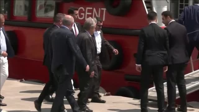 Guterres supervisa en Odesa el plan para exportar grano desde Ucrania