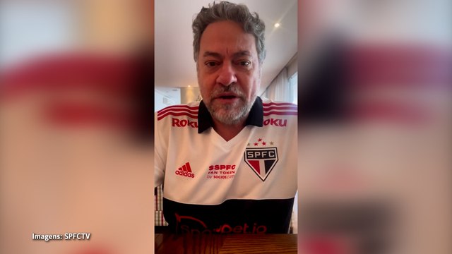 Presidente do São Paulo mobiliza torcida tricolor para o jogo da semifinal da Copa do Brasil