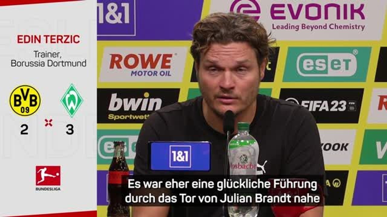 Terzic ehrlich: "Wir reden von einer verdienten Niederlage"