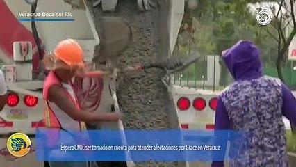 Espera CMIC ser tomado en cuenta para atender afectaciones por Grace en Veracruz