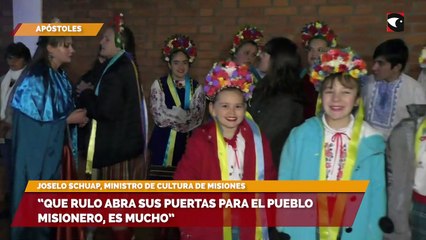 “Que Rulo abra sus puertas para el pueblo misionero, es mucho”
