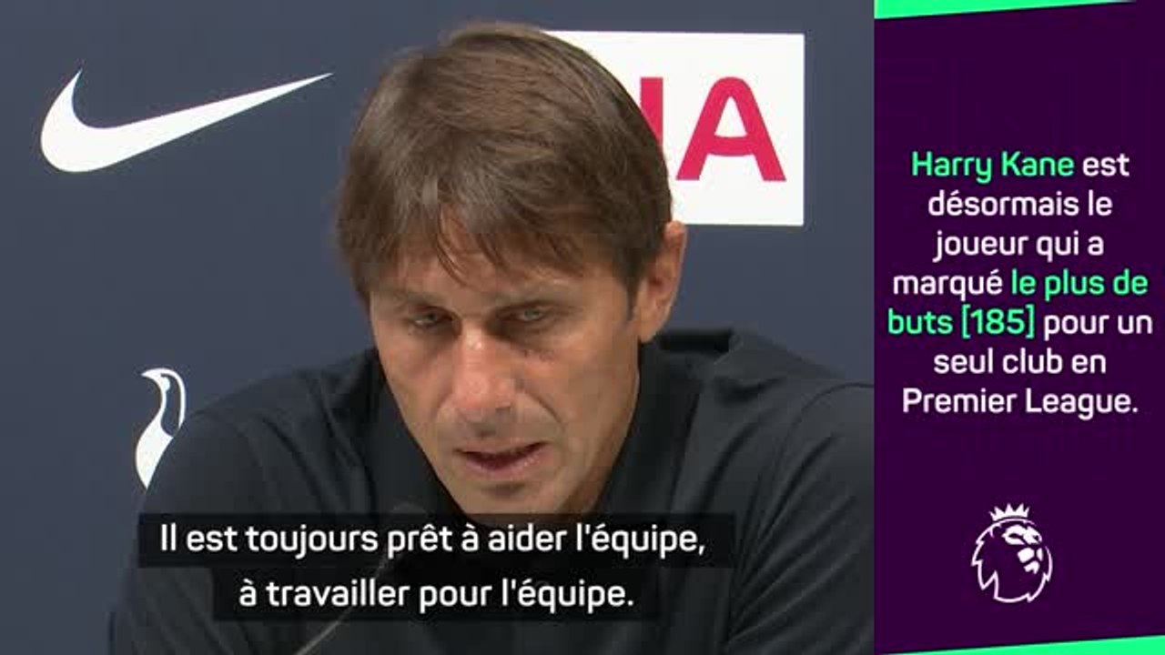 3e j. - Conte : “Kane ? Un joueur de classe mondiale toujours prêt à travailler pour l’équipe”