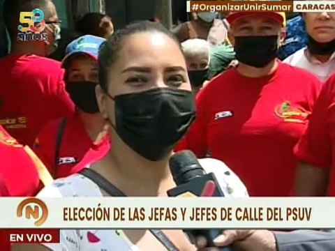 Caracas | En Pinto Salinas se desarrolla la elección de las jefas y jefes de calle del PSUV
