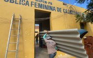 UNISM fortalece compromisso social e realiza reforma do teto da cadeia feminina de Cajazeiras