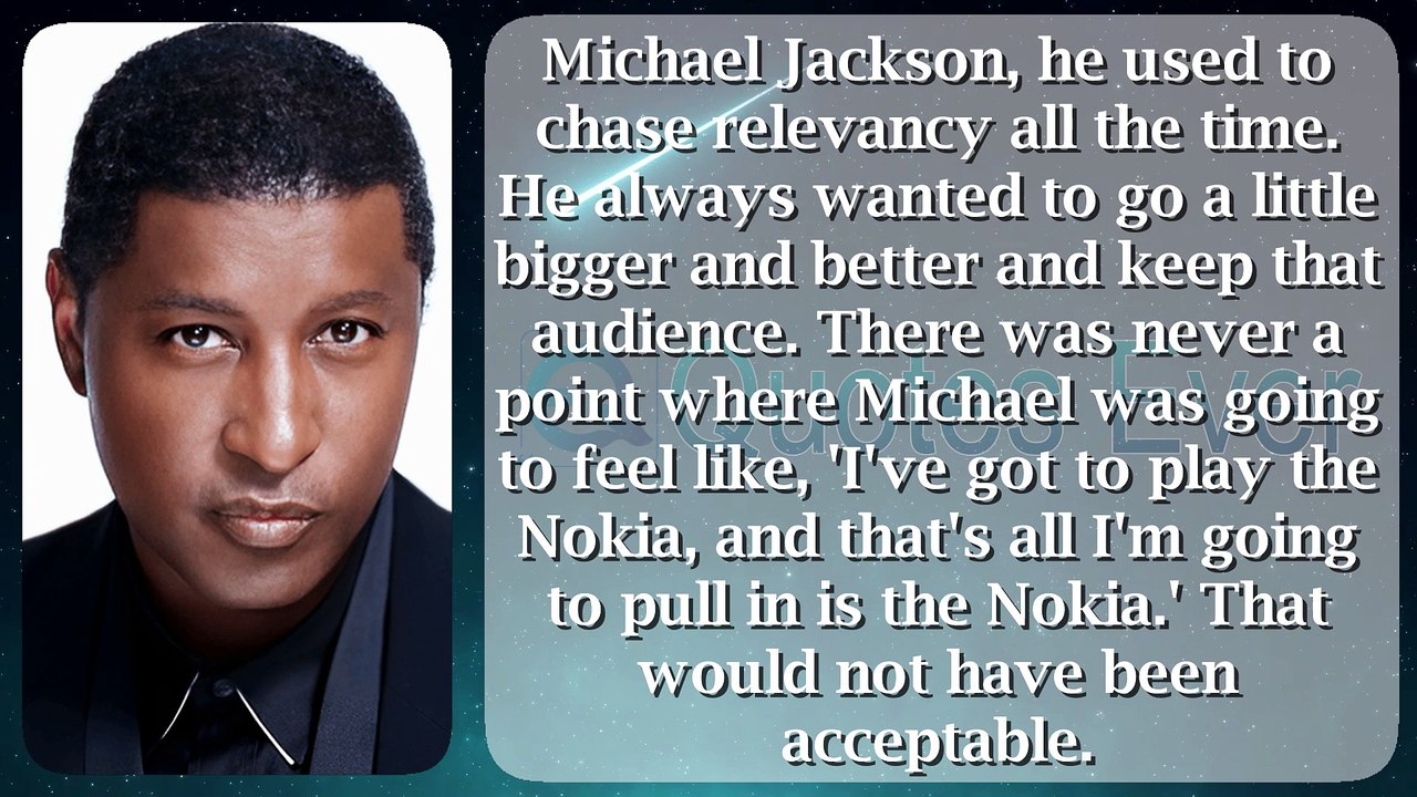 Babyface 42 #quotes #quotesaboutlife #quotesaboutlove #quoteschannel Quotes Ever