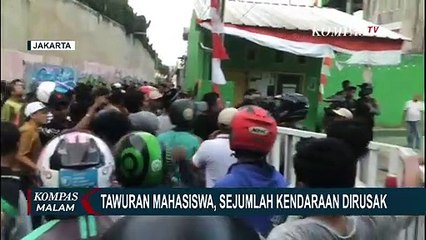 Tawuran Mahasiswa Terjadi di Jakarta Timur, Sejumlah Kendaraan Dirusak