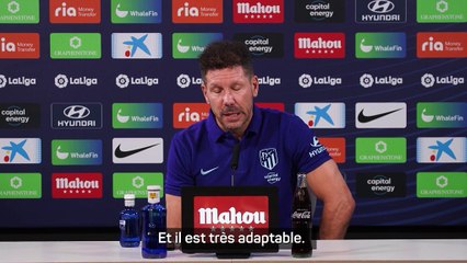 2e j. - Simeone : "J'espère que Griezmann restera avec nous, tout le monde sait combien je l'aime"
