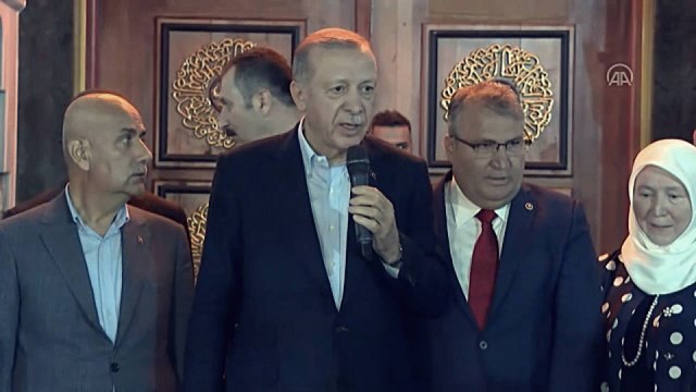 Cumhurbaşkanı Erdoğan, Saruhan Bey Camisi'nin açılışını yaptı