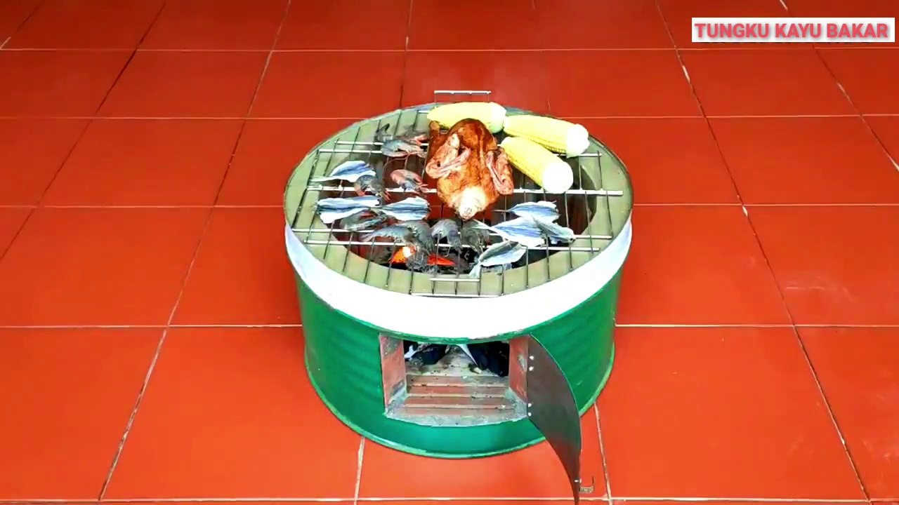 Tungku kayu bakar 36 || How to make firewood stove