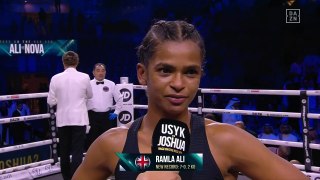 MAKING HISTORY! Ramla Ali wins the first women's professional fight in Saudi Arabia