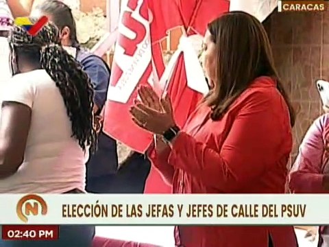 Proceso de elección de jefes y jefas de calle del PSUV se desarrolla en Los Frailes de Catia