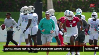 Las Vegas Raiders Week Two Preseason Update  Miami Dolphins Offense