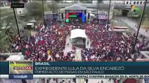 Más de 70 mil brasileños participan en acto de masas en apoyo a Lula da Silva