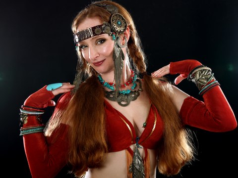 Cocktails - belly dance music video - Neon, Autumn Ward, Tanna Valentine, Andy Troy