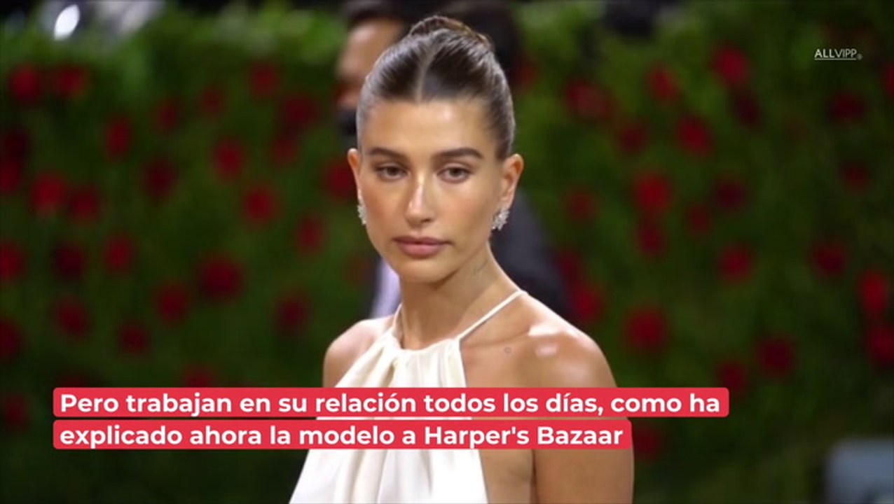"Se necesita mucho trabajo para que funcione": Hailey Bieber habla sobre su matrimonio con Justin