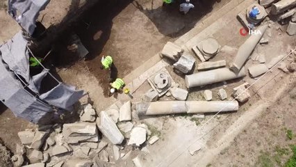 Bartın haberleri... Amasra'nın toprak altında kalan tarihi gün yüzüne çıkarılıyor