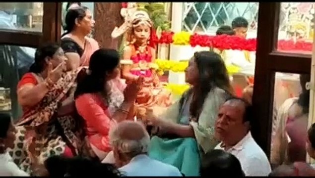 Bhajan singerइंदौर की भजन गायिका पहुंची गंगानगर, मंदिर में गाया कृष्ण भजन