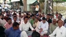 Anger in the whole society against water filling in sikar