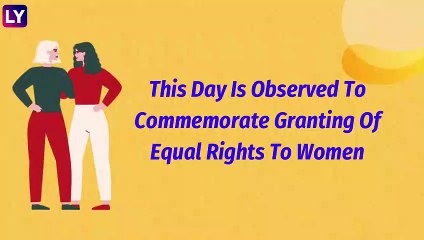 Date, History and Significance of Women’s Equality Day 2022