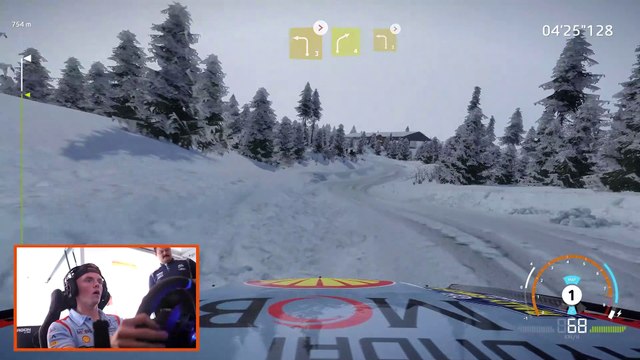 WRC Generations - Gameplay du rallye de Suède avec Oliver Solberg