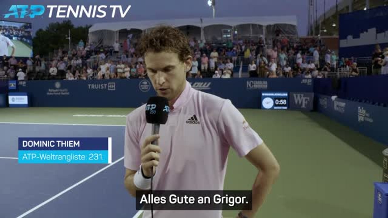 Thiem: 'So will ich nicht gewinnen'