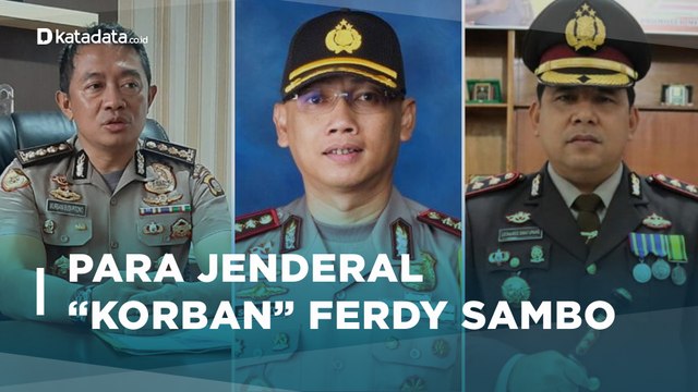 Daftar Para Jenderal Korban Skenario Ferdy Sambo | Katadata Indonesia