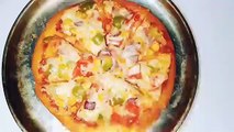 Pizza Recipe | कढाई में चीज बर्स्ट पिज़्ज़ा - dominos burst pizza no yeast oven - cookingshooking | डोमिनोज़ जैसा वेज पिज़्ज़ा कैसे बनाते है