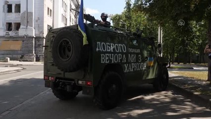 Son dakika haberi | Ele geçirilen Rus zırhlı aracı "Tiger" Ukrayna polisi tarafından kullanılıyor