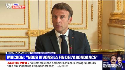 Emmanuel Macron annonce le lancement de "travaux importants de planification" écologique