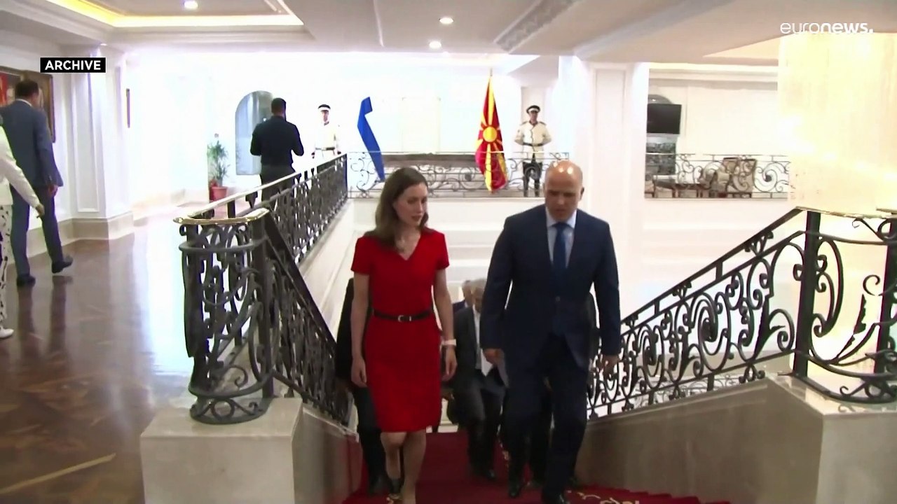 Sanna Marin: Finland prime minister says sorry for guests' topless photo at government residence