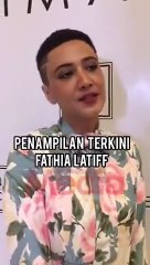 Fathia Latiff Dengan Imej Terkini Berambut Pendek - MHnews