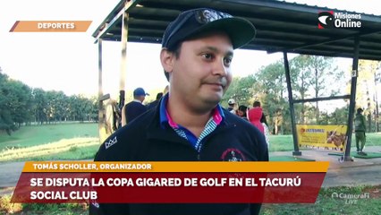 Se disputa la copa Gigared de golf en el Tacurú social club