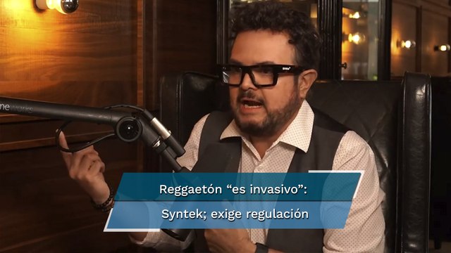 Aleks Syntek propone multas para establecimientos que pongan reggaetón
