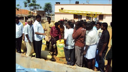 Silage storage pits and farmers visit to successful Sheep farm