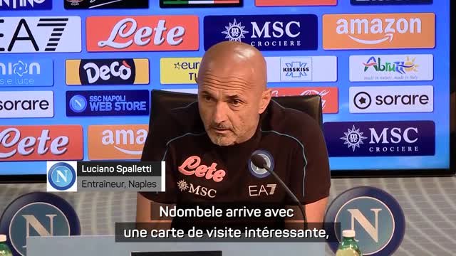 Naples - Spalletti : Ndombele est un footballeur complet