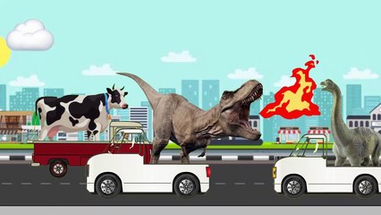 Kucing Takbiran Keliling Kota, T rex, Brachiosaurus, Brontosaurus, Gorila, Sapi, Kerbau