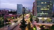 Las Condes city and Apoquindo Avenue is the most beautiful in Santiago Chile