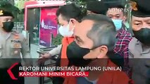 Rektor Unila Usai Jadi Tersangka: Saya Minta Maaf Pada Masyarakat Pendidikan Indonesia