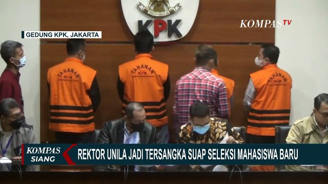 KPK Tetapkan Rektor Unila Karomani Jadi Tersangka Suap Seleksi Mahasiswa Baru